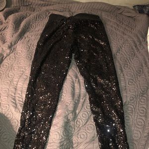 Sparkly sequin pants